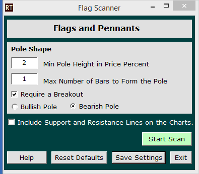 Flag and Pennant Scanner